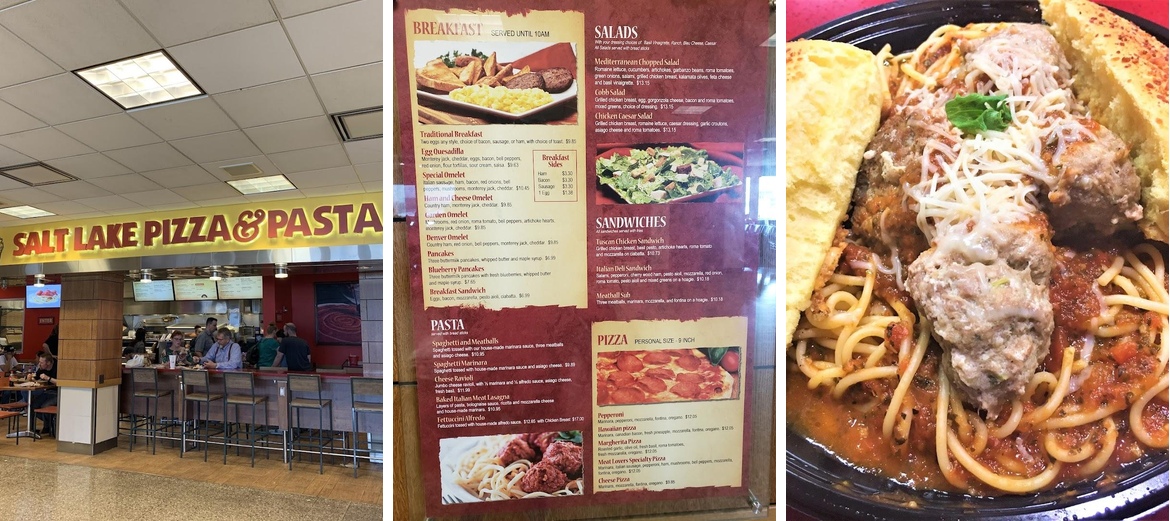 Salt Lake Pizza & Pasta Menu