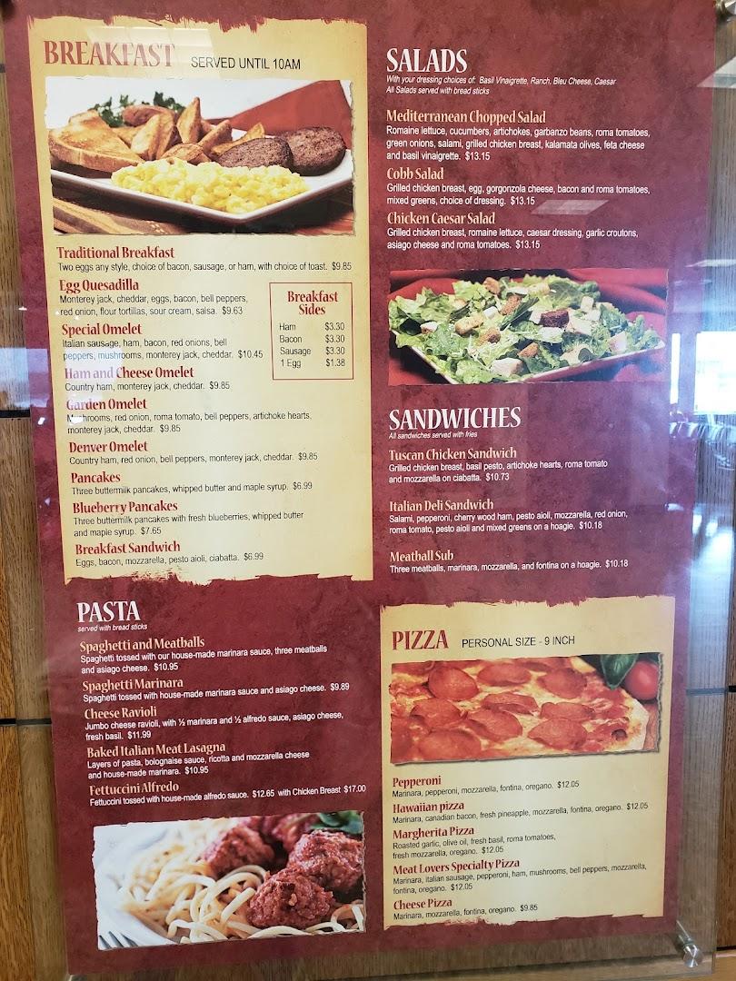 Salt Lake Pizza & Pasta Menu